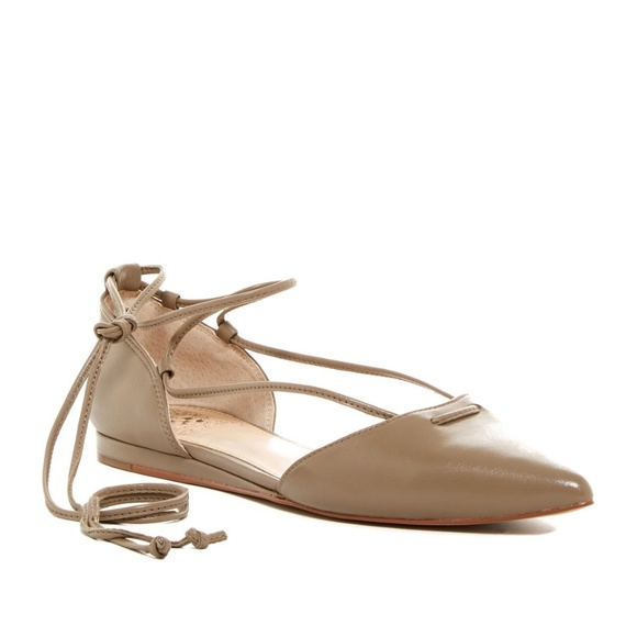 NWT Vince Camuto Hadia Pointy Toe Flat Gray - Picture 4 of 4